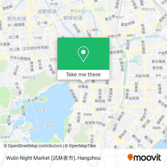 Wulin Night Market (武林夜巿) map