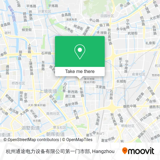 杭州通途电力设备有限公司第一门市部 map
