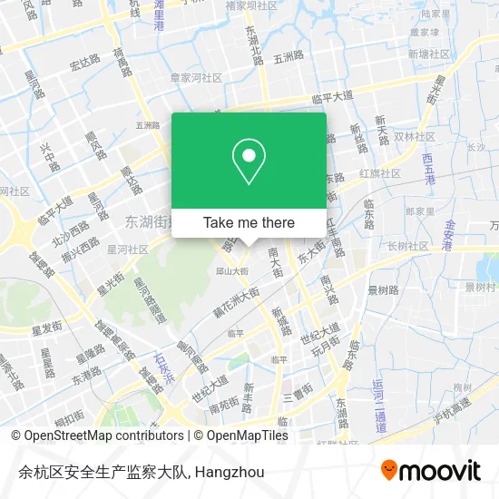 余杭区安全生产监察大队 map