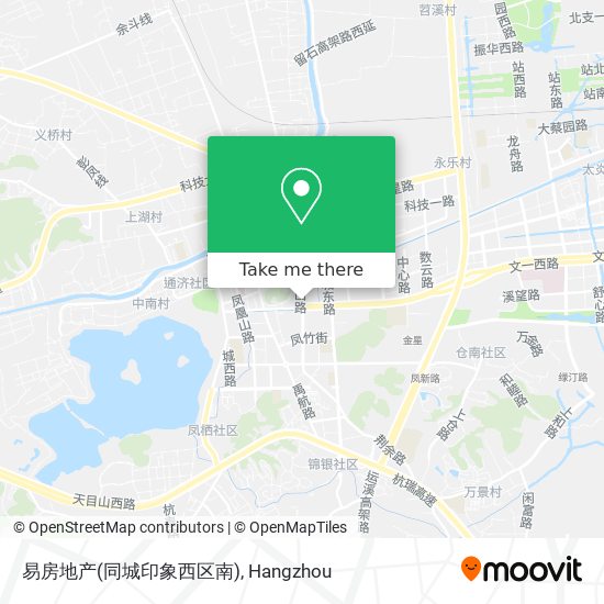 易房地产(同城印象西区南) map