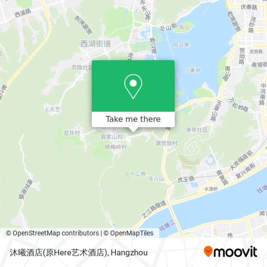 沐曦酒店(原Here艺术酒店) map