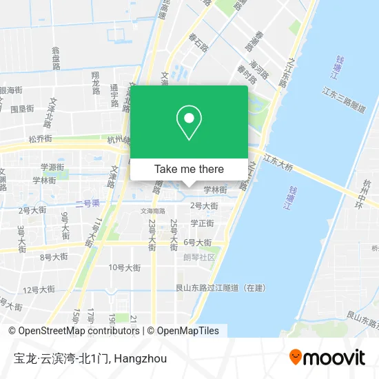 宝龙·云滨湾-北1门 map