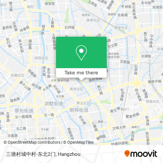 三塘村城中村-东北2门 map