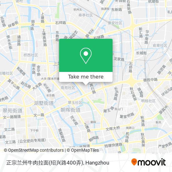 正宗兰州牛肉拉面(绍兴路400弄) map