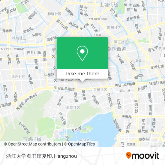 浙江大学图书馆复印 map