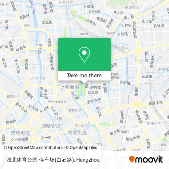 城北体育公园-停车场(白石路) map