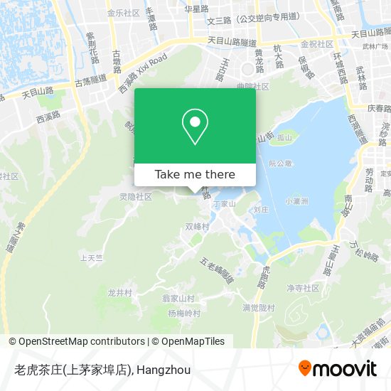 老虎茶庄(上茅家埠店) map