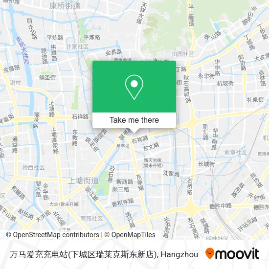 万马爱充充电站(下城区瑞莱克斯东新店) map