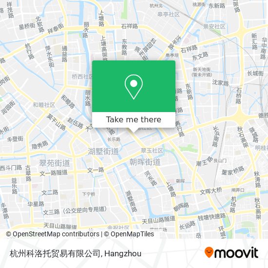 杭州科洛托贸易有限公司 map