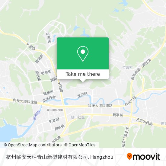杭州临安天柱青山新型建材有限公司 map