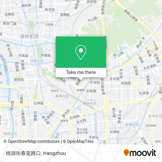 桃源街春蓝路口 map
