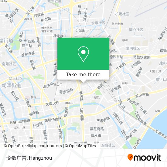 悦敏广告 map