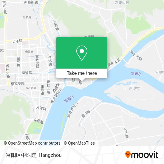 富阳区中医院 map