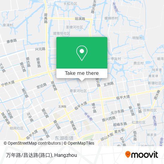 万年路/昌达路(路口) map