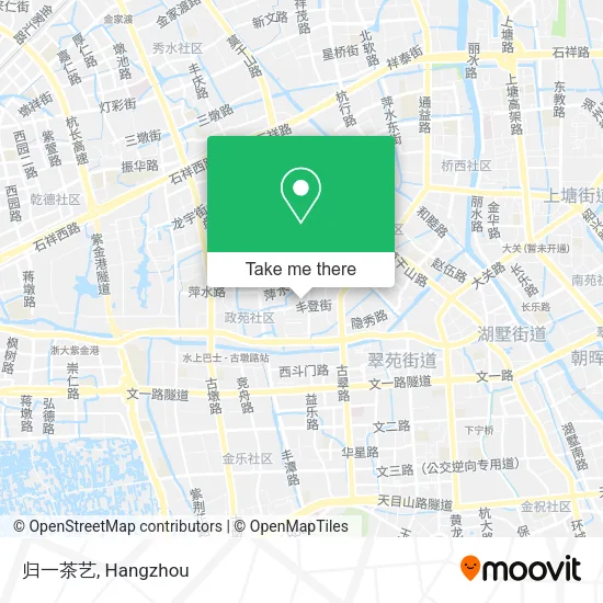 归一茶艺 map
