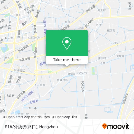 S16/外汤线(路口) map