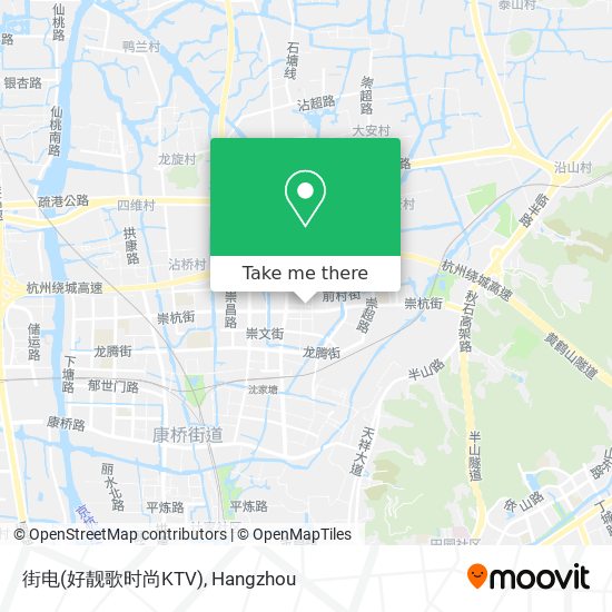 街电(好靓歌时尚KTV) map