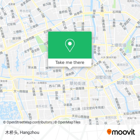 木桥头 map