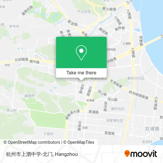杭州市上泗中学-北门 map