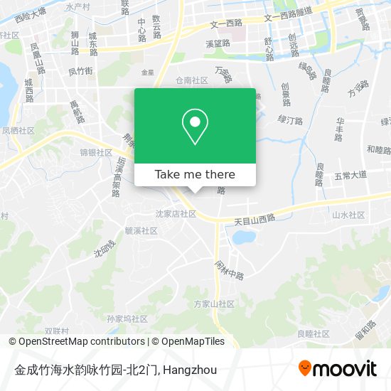 金成竹海水韵咏竹园-北2门 map