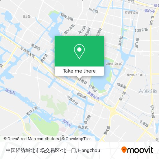 中国轻纺城北市场交易区-北一门 map