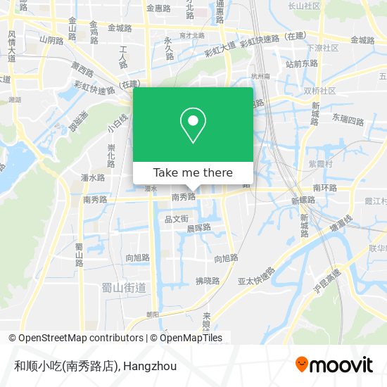 和顺小吃(南秀路店) map