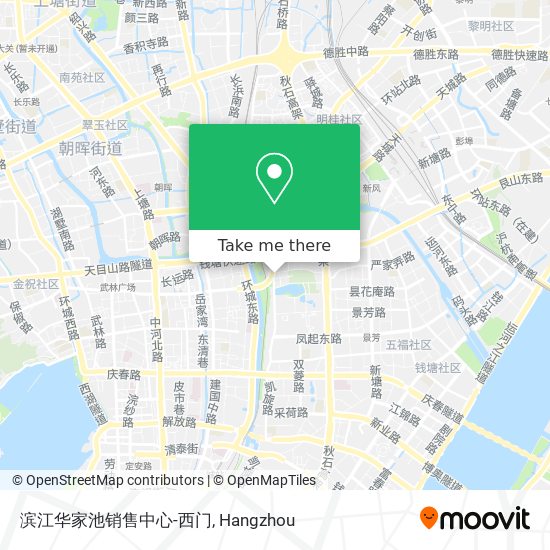 滨江华家池销售中心-西门 map