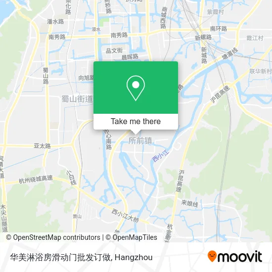 华美淋浴房滑动门批发订做 map