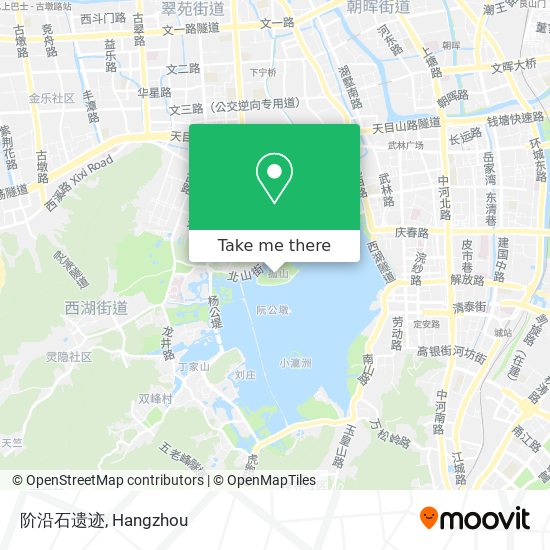 阶沿石遗迹 map