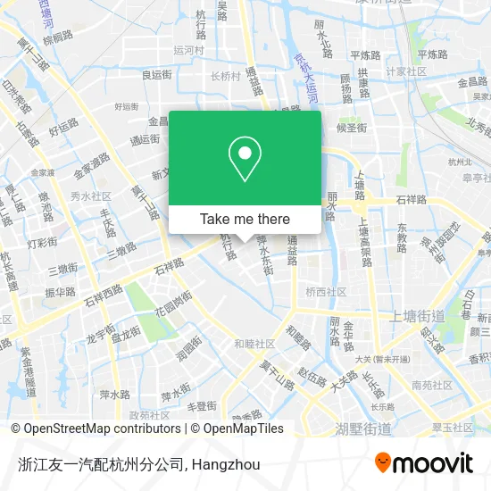 浙江友一汽配杭州分公司 map