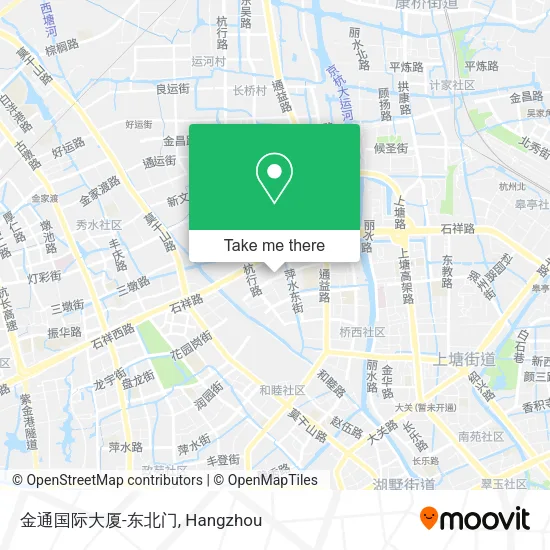 金通国际大厦-东北门 map