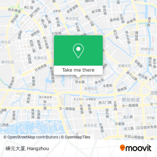 嵊元大厦 map