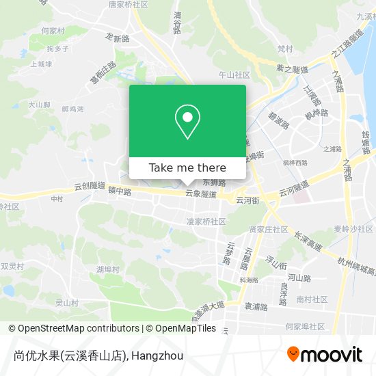 尚优水果(云溪香山店) map