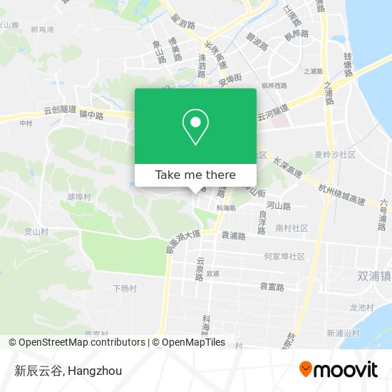 新辰云谷 map