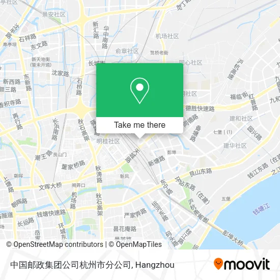 中国邮政集团公司杭州市分公司 map