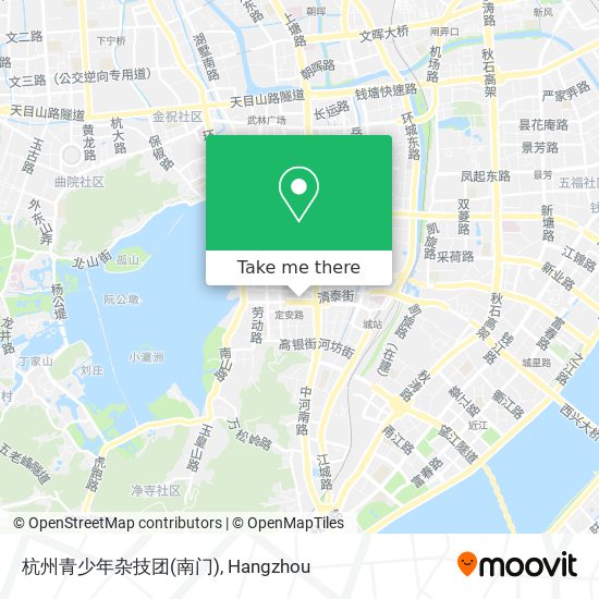 杭州青少年杂技团(南门) map