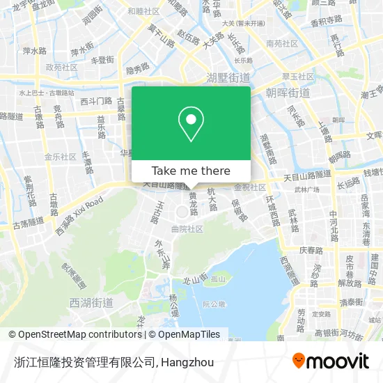 浙江恒隆投资管理有限公司 map