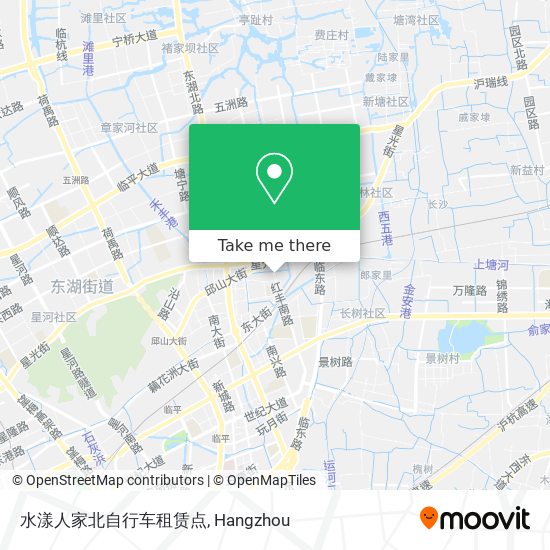 水漾人家北自行车租赁点 map