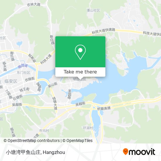 小塘湾甲鱼山庄 map