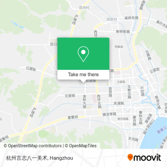 杭州言志八一美术 map