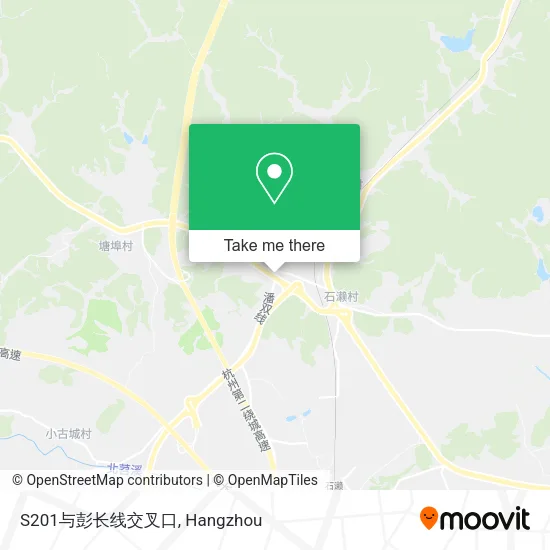 S201与彭长线交叉口 map