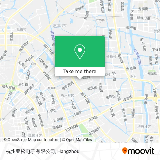 杭州亚松电子有限公司 map