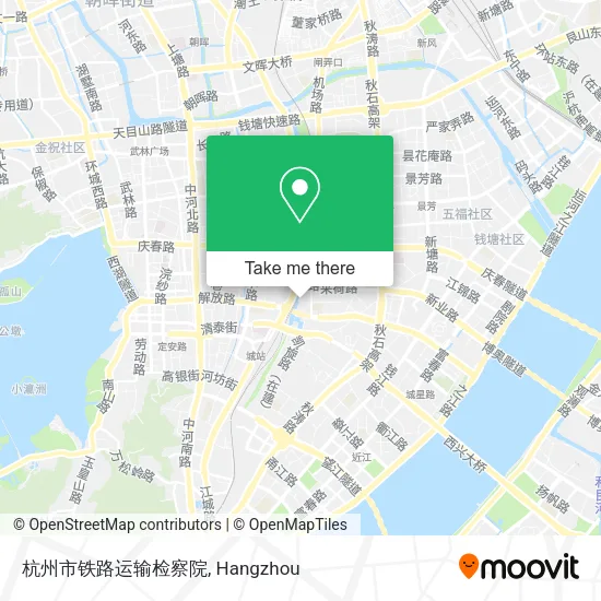 杭州市铁路运输检察院 map