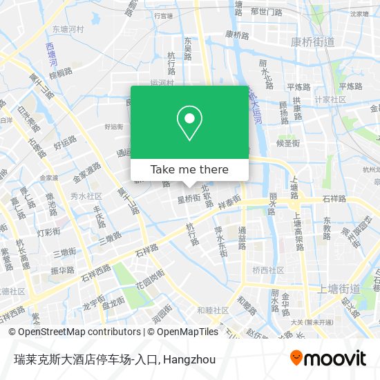 瑞莱克斯大酒店停车场-入口 map