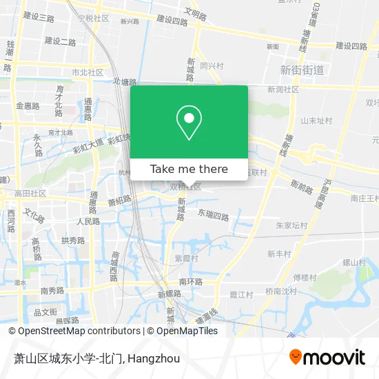 萧山区城东小学-北门 map