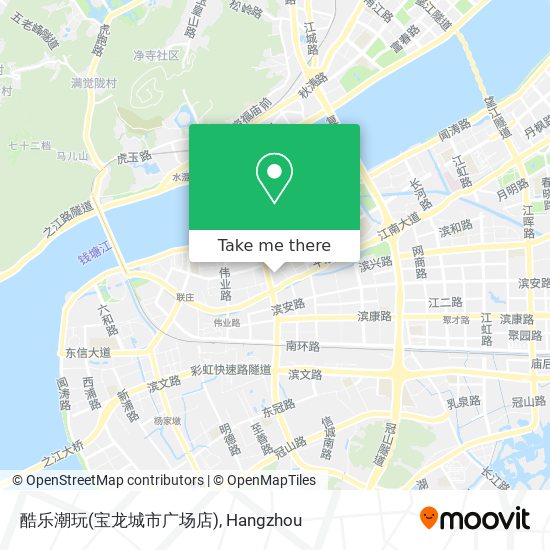 酷乐潮玩(宝龙城市广场店) map