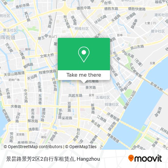 景昙路景芳2区2自行车租赁点 map