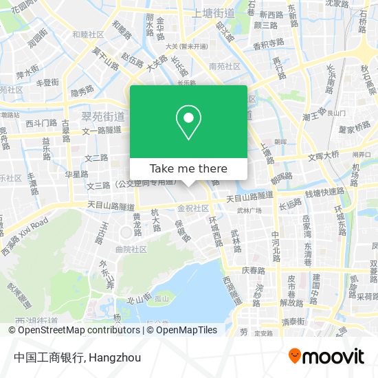 中国工商银行 map