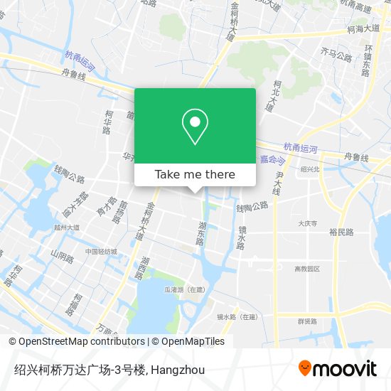 绍兴柯桥万达广场-3号楼 map