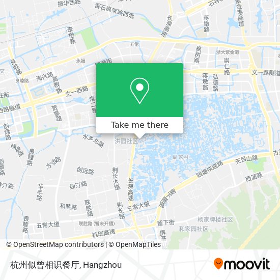 杭州似曾相识餐厅 map